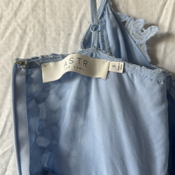 ASTR Blue eyelet midi/maxi dress S - Picture 4 of 5